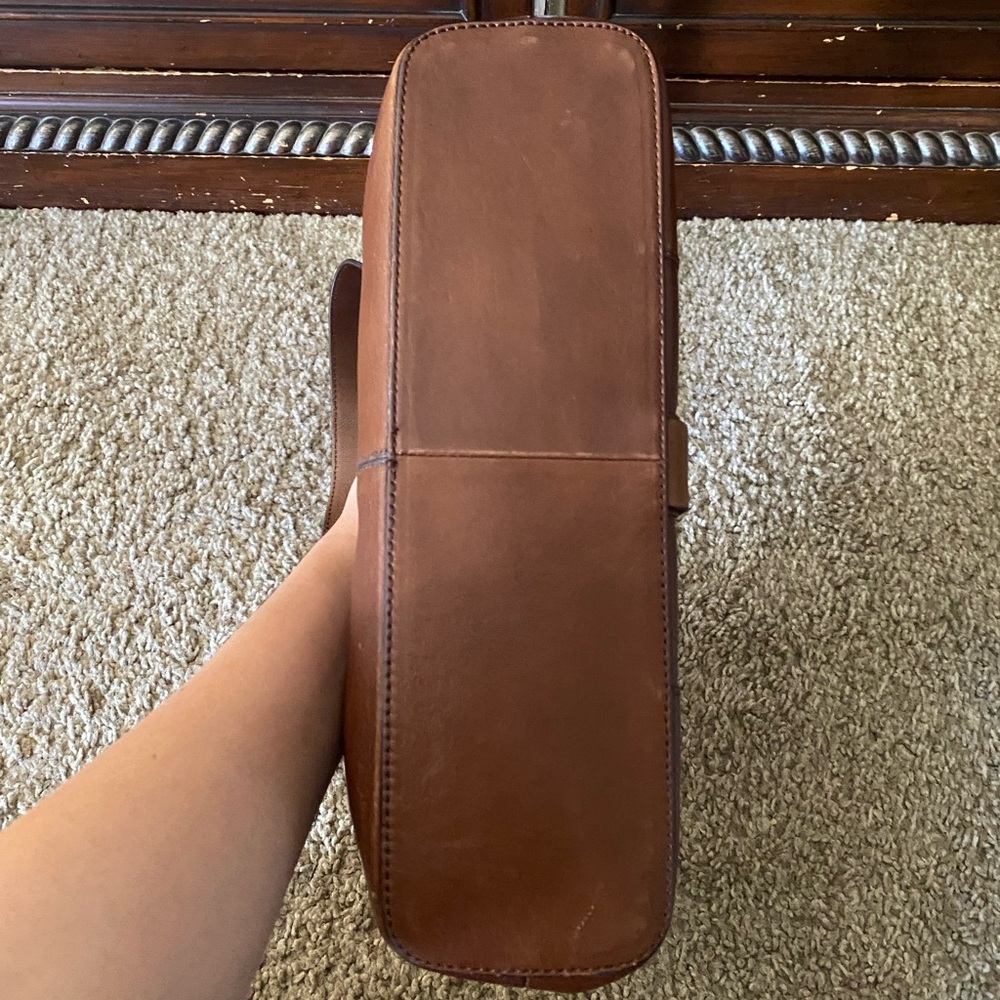 Etienne Aigner Brown Leather Shoulder Bag - Picture 6 of 6